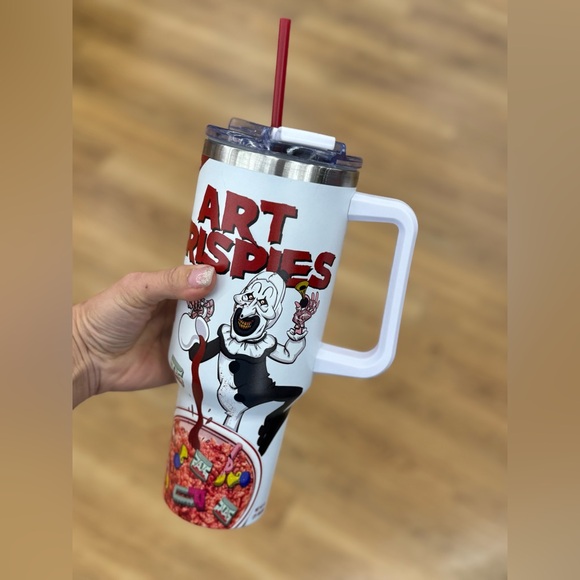 - Art The Clown Terrifier Stanley Cup Style 40oz  Tumbler - Picture 1 of 5